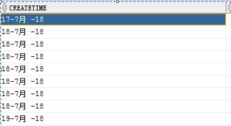 ORACLE SQL Developer日期显示格式不全