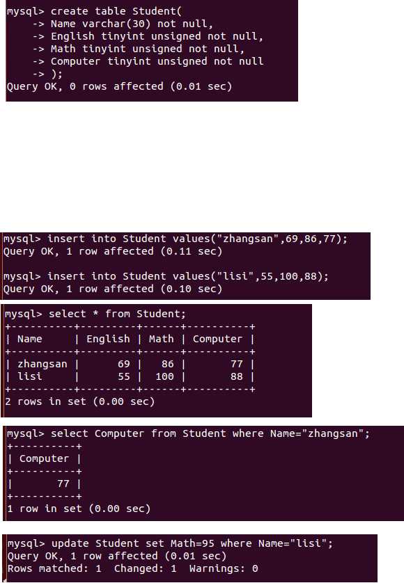 linux中mysql,mongodb,redis,hbase数据库操作