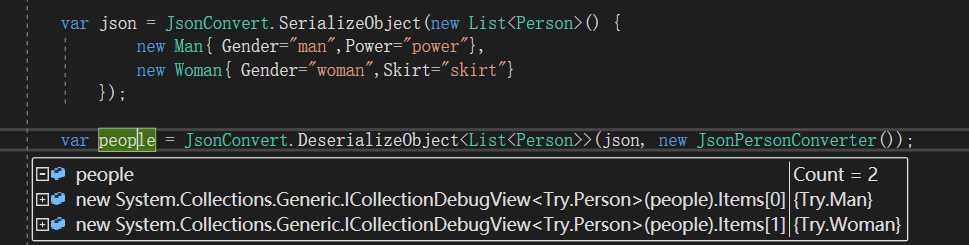 C#-Json-抽象类的反序列化