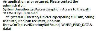 C# 删除文件错误 access denied
