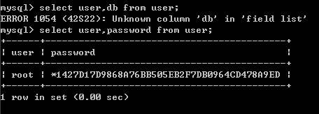 mysql 命令