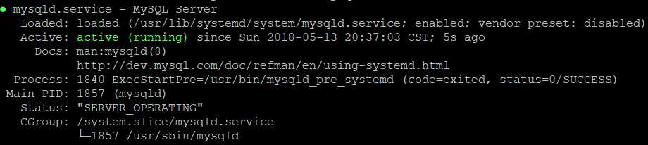 在CentOS7上安装mysql