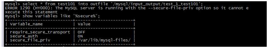 mysql导入导出