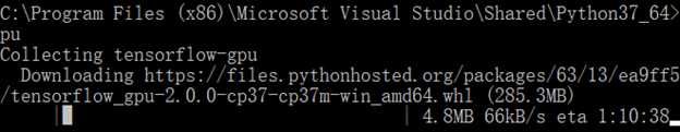 Windows 10 Tensorflow 2 gpu正式版安装和更新日志
