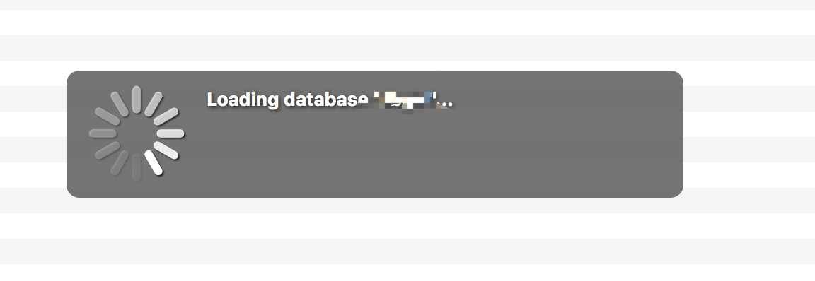 Mac 下Sequel pro切换database时，卡死问题