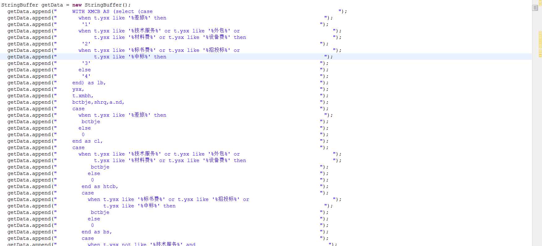 如何从代码中提取出SQL用于调试？