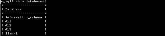 SQL概念及DDL语句