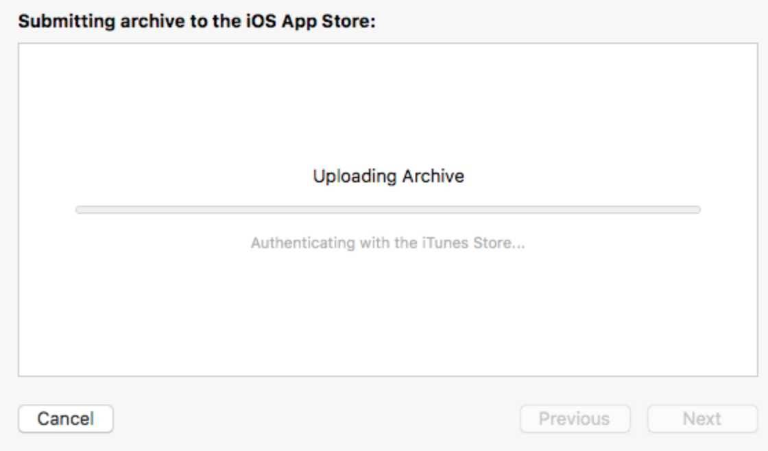 iOS上传应用到AppStore出现Authenticating with the iTunes store