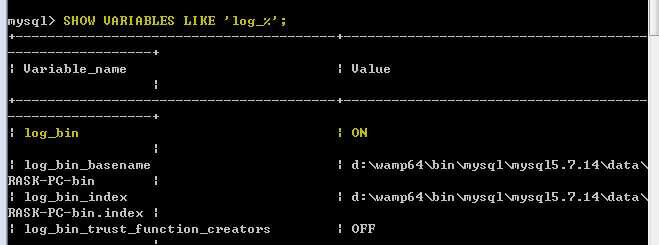 MySQL-07 日志管理