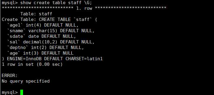 初识Mysql之基本简单语法总结