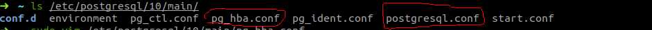 postgresql 修改配置，允许外部访问