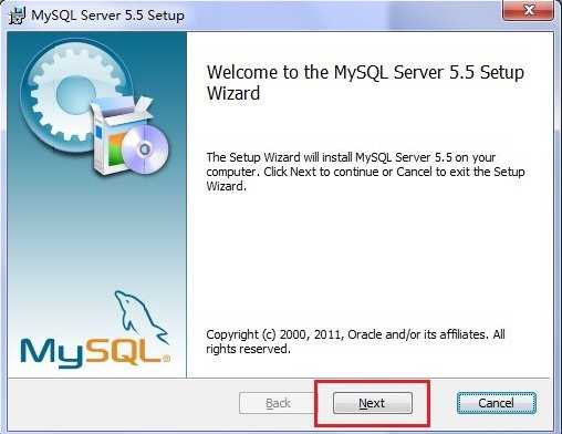 数据库第一节 安装mysql sever5.5与查看数据库创建表