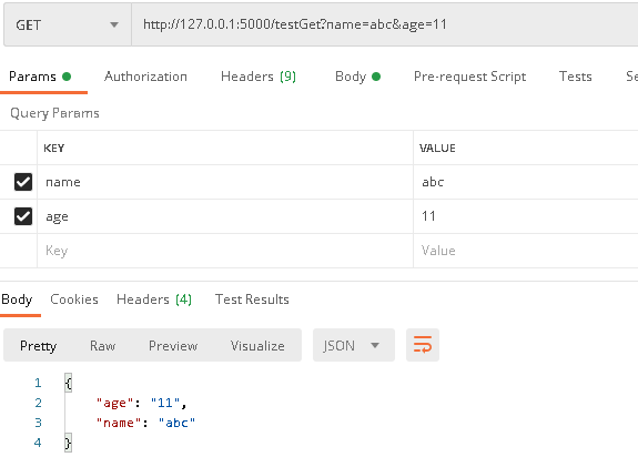 Flask Restful api