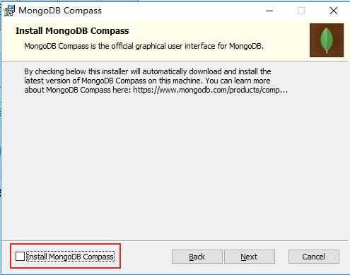 win10 安装MongoDB