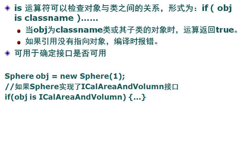 c# is运算符