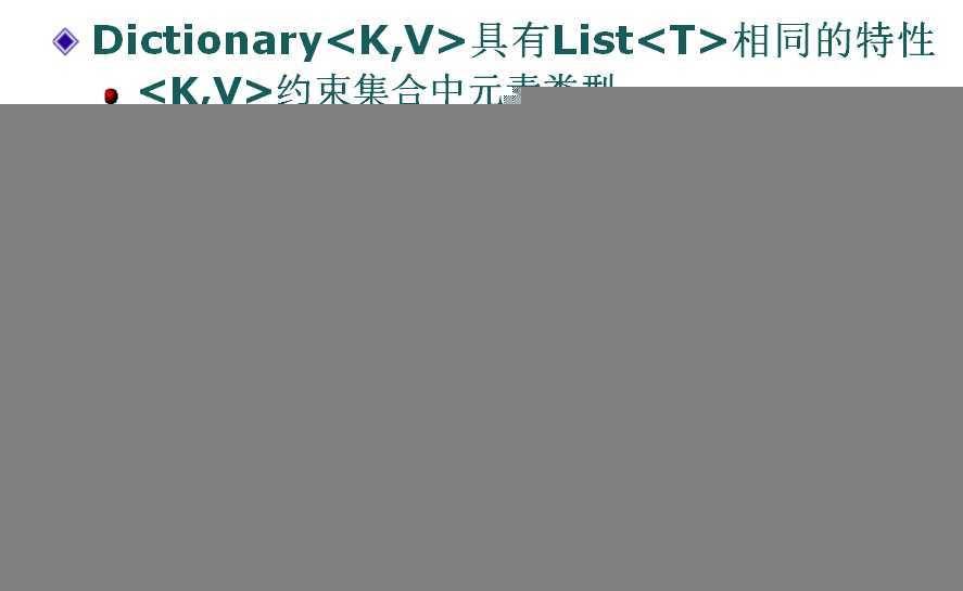 c# Dictionary<K,V>