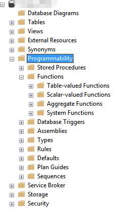 SQL 中常用的功能函数，自定义的功能行数