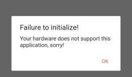 android --------- 嵌套unity出现 your hardware does not support this application,sorry!