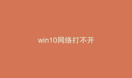 win10网络打不开