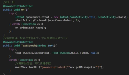 android webview和 javascript 进行交互