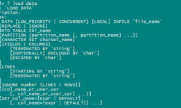 select … into outfile 备份恢复（load data）以及mysqldump时间对比