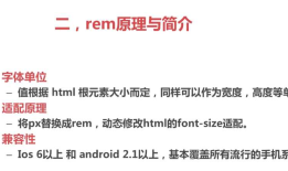 移动端Rem之讲解总结
