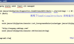 C# 中的特性 Attribute