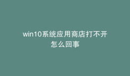 win10系统应用商店打不开怎么回事