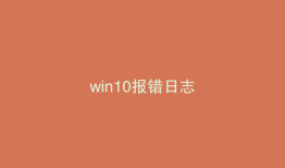win10报错日志
