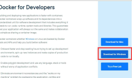 windows10上安装docker与碰到的坑