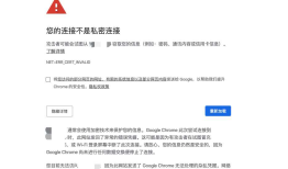Chrome 您的连接不是私密连接 NET::ERR_CERT_INVALID