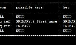 mysql explain执行计划详解