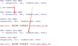 Oracle数据库（十）—— 约束