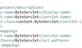 【Servlet】The servlets named [ByteServlet] and [content.ByteServlet] are both mapped to the url-pattern [ByteServlet] which is not permitted