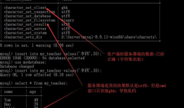 MySQL数据库8（六）字符集