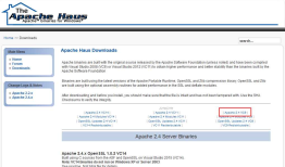 Apache官网下载Apache HTTP Server服务器