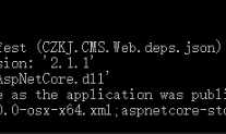 Asp.NET Core 在IIS部署 An assembly specified in the application dependencies manifest was not found