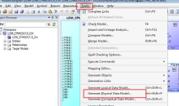 postgresql 建模文件 LDM 转成PDM 生成 SQL问题
