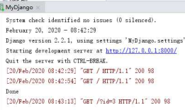 Pychrm运行django过程中，报错 "GET /c_hello?asker=backuper HTTP/1.1" 404的原因