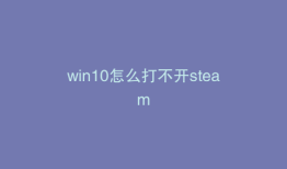 win10怎么打不开steam
