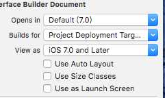 Xcode7 低版本iOS系统上下有黑边的问题