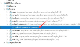 使用maven的mybatis-generator代码生成器插件生成实体类、mapper配置文件和mapper接口（使用idea）