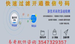 最新微信号码过滤程序 微信判断开通器