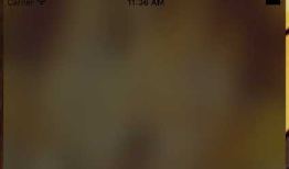 iOS 实现简单的毛玻璃效果