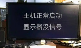 电脑屏幕无信号黑屏但主机正常怎么解决