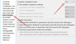 Eclipse编译Android项目时出现的问题：Android requires compiler compliance level 5.0 or 6.0. Found '1.8' instead.