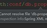 idea中applicationContext-dao.xml文件中Cannot resolve file***** :spring xml model validation问题