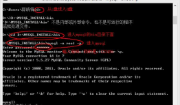 通过cmd启动mysql