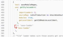 不使用npm eject 修改create-react-app的wepack配置less-loader