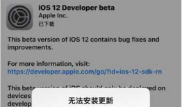 [其它]安装ios12 developer beta 3出错